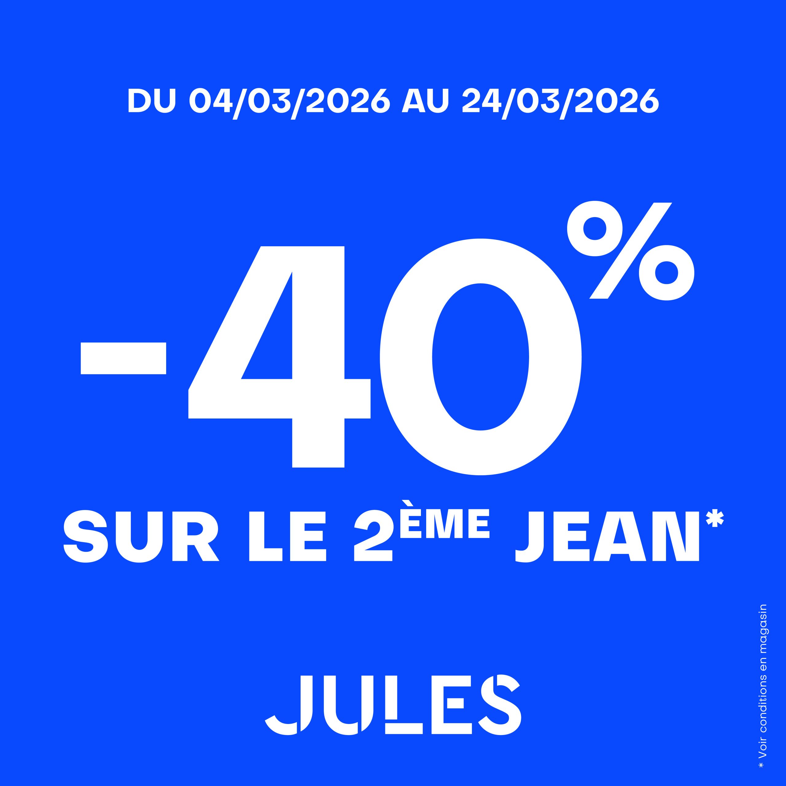 Opération Denim chez Jules