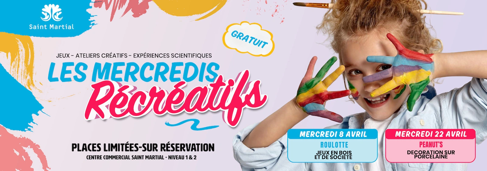 Bandeau Mercredis Récréatifs avril 2026